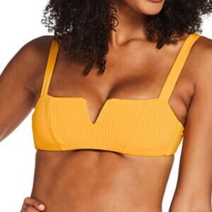 NWT Vitamin A Kaya Tie Back Swim Bikini Top Sz Small